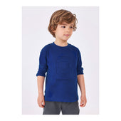 Mayoral Boys Blue Long Sleeved T-shirt